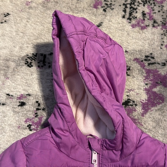Old Navy Purple Frost Free Puffer Jacket 12-18 Months - Picture 4 of 11